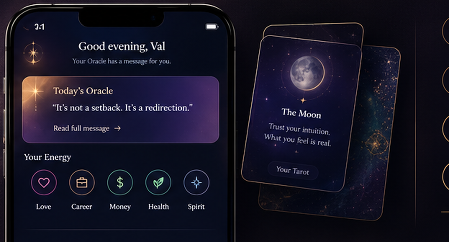 A preview of the My Personal Oracle app